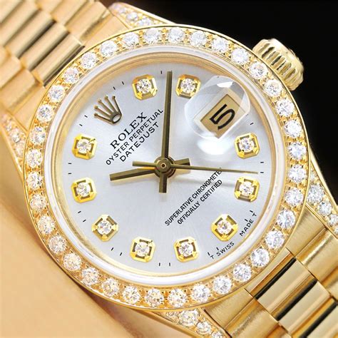 ' womens diamond rolex watches|Rolex ladies datejust diamond bezel.